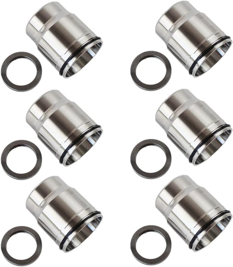 DEEGOOLY 3686961 6Pcs New Fuel Injector Sleeve Kit Cup Tube with Seal Compatible with Cummins ISX15 QSX15 X15 CM2350 Diesel Engine Parts Single Cam Aftermarket Parts Replace for 3686883 3687210 - Image 1